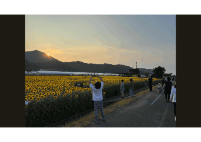 ひまわりも良いが、それを楽しむ人は素晴らしい！のアイキャッチ画像