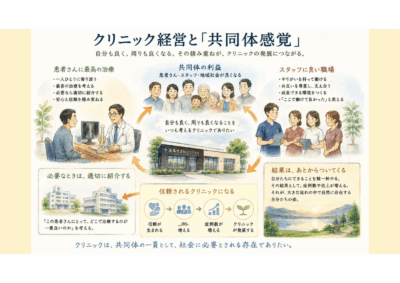 クリニック経営と「共同体感覚」のアイキャッチ画像