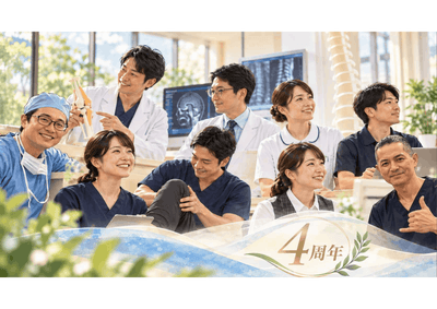 淡海せぼねクリニック、開業4周年のアイキャッチ画像